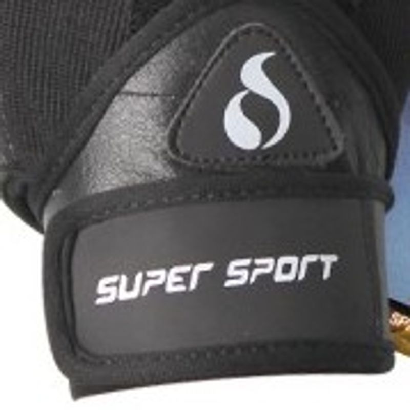 SUPER ถุงมือฟิตเนส  SPORT Fitness Gloves+WristWrap SCW04 (440)