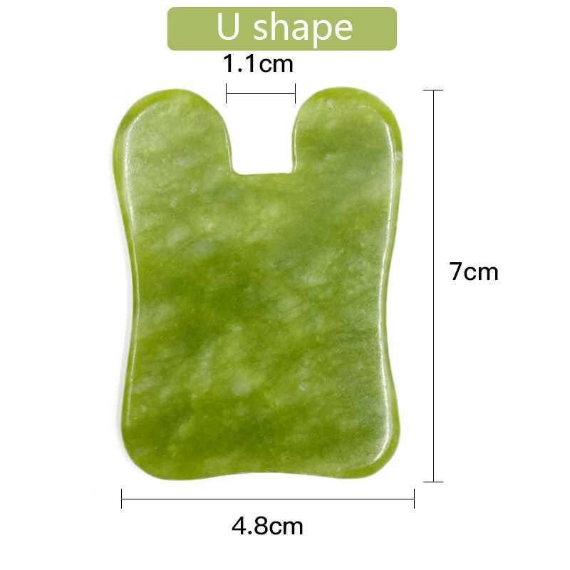 🔥Gua Sha เครื่องมือใบหน้า/หยกธรรมชาติหิน Rosenice Aventurine Gua Sha ขูดเครื่องมือนวด/หยกหิน Guasha สำหรับใบหน้านวดสปา