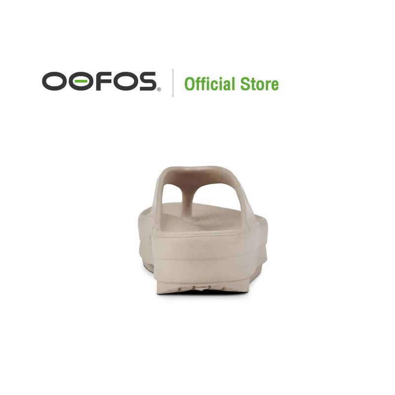 OOFOS Oomega Nomad (ส้นหนาสีเบจ) - รองเท้าแตะเพื่อสุขภาพ นุ่มสบายเท้าด้วยวัสดุอูโฟม บอกลาปัญหาสุขภาพเท้า