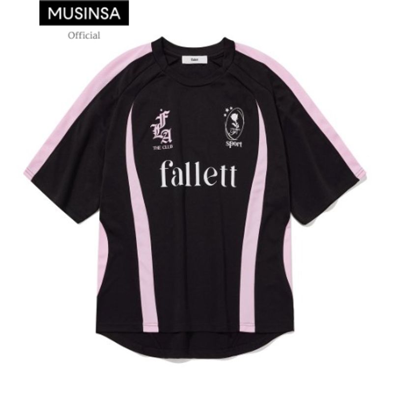 [FALLETT] Sports Club Football Jersey Black