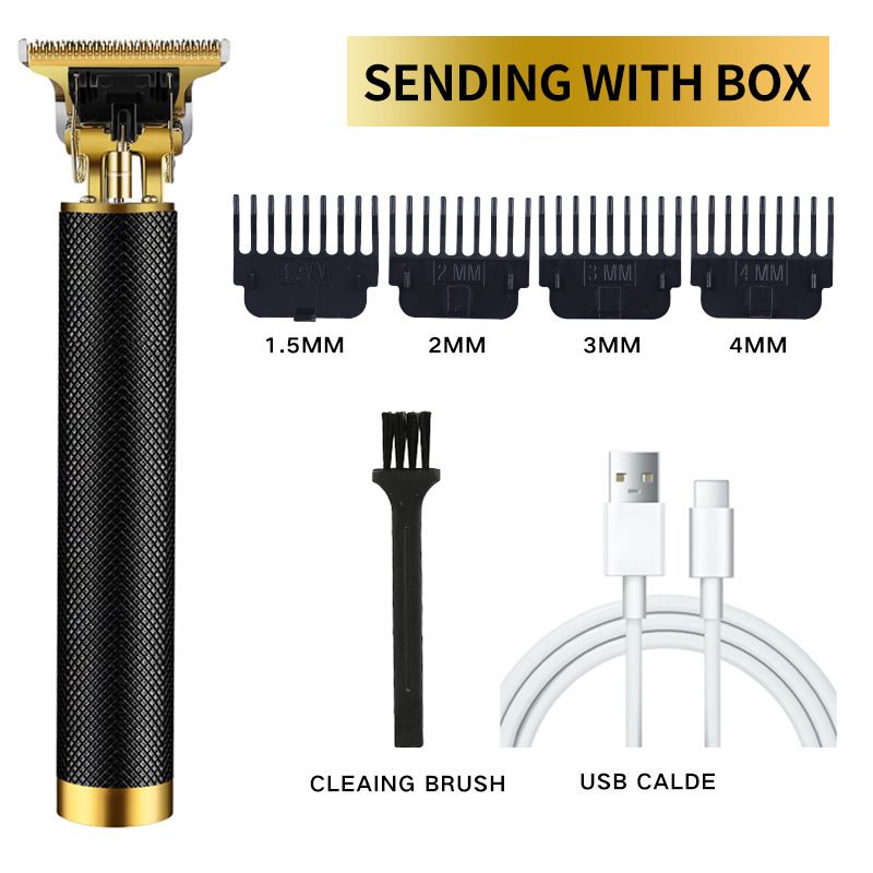 JTB T9 ปัตเลี่ยนไรสาย ปัตตาเลี่ยนไร้สาย เครื่องตัดผม ปัตตาเลี่ยน Trimmer for Men ที่โกนหวดไฟฟ้า แบตตาเลี่ยน แบตเตอร์เลี่ยน โกนหนวด ตัดผม ใช้แกะลายได้ กันขอบได้ ปัตตาเลี่ยน hair cut machine Hair clipper shaver for men บัตตาเลี่ยน ชาย