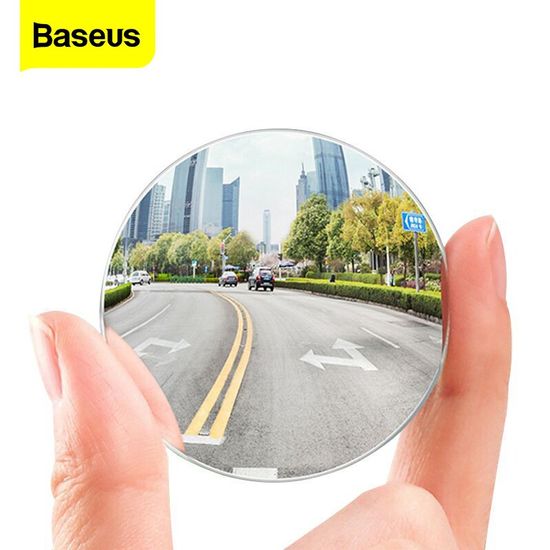 Baseus กระจกมองหลังรถยนต์ แบบ HD 2 ชิ้น สำหรับรถยนต์กระจกมองหลัง ป้องกันมุมอับได้แบบอัตโนมัติ