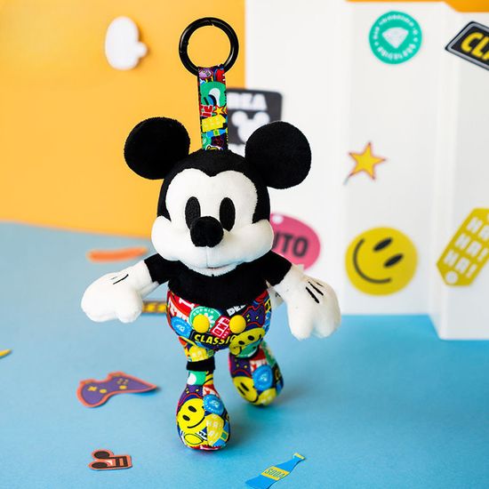 จี ้ ของเล ่ นตุ ๊ กตา Disney Mickey พร ้ อมพวงกุญแจของเล ่ นตุ ๊ กตาน ่ ารักสําหรับกระเป ๋ าเป ้ สะพายหลังและตกแต ่ งรถ