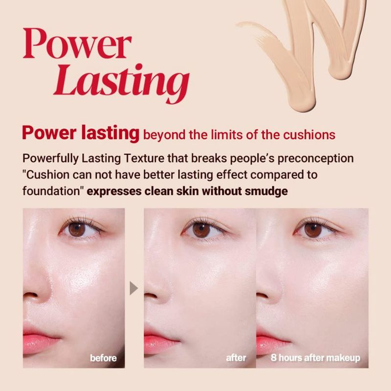 [ESPOIR] รวมการเติม Pro Tailor Be Velvet Cover Cushion SPF34/PA++ 13g x 2 (Item + Refill)