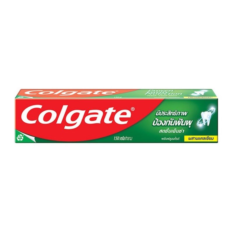 Colgate ยาสีฟัน คอลเกต ขนาด 140-150 กรัม ผลิตภัณฑ์ดูแลช่องปาก รสยอดนิยม สดชื่นเย็นซ่า ฟันแข็งแรง ลดกลิ่นปาก ป้องกันฟันผุ