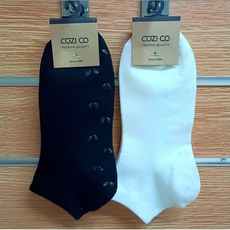 Cozi Co. ถุงเท้ากันลื่น สำหรับผู้ใหญ่ ผ้าหนานุ่ม ใช่ทนใช้นาน แพ็ค 1 คู่ ถุงเท้าสุขภาพ ถุงเท้าใส่นอน