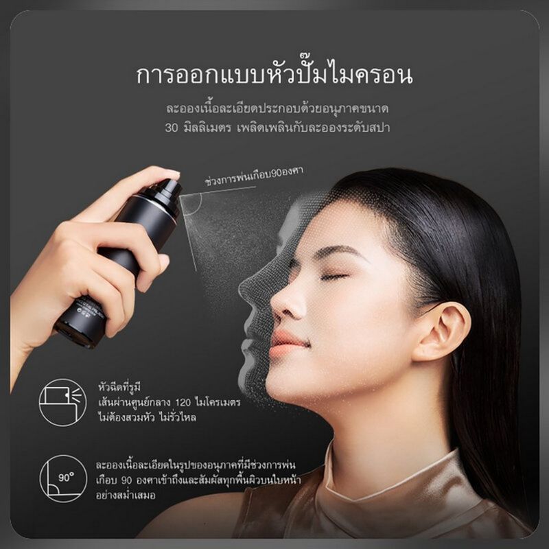 PRAMY Makeup Setting Spray Oil-control 100ml สเปรย์ล็อคเครื่องสําอาง สเปรย์ล็อคเมคอัพ อัลตร้ามายด์ ทำความสะอาด คุมมัน เจนเทิลสกิน