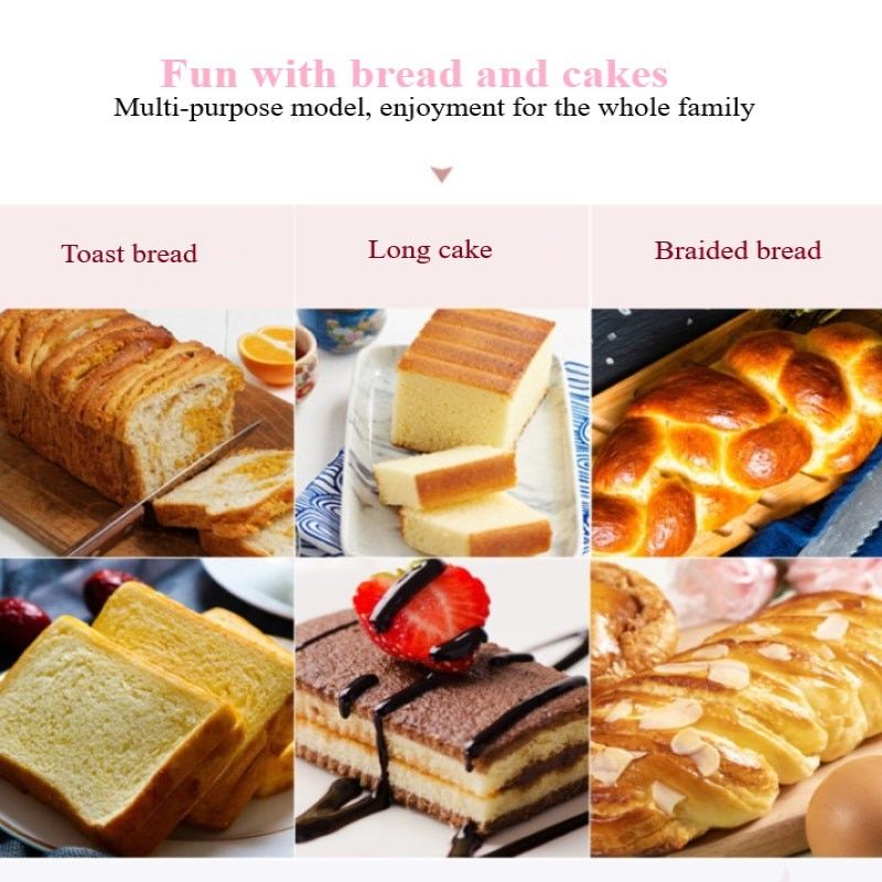 1 Pcs Silicone Cake Molds Square Cake Mould DIY Easy Release Toast Plate High Temperature Resistance Bread Pan Toast Bread Mold