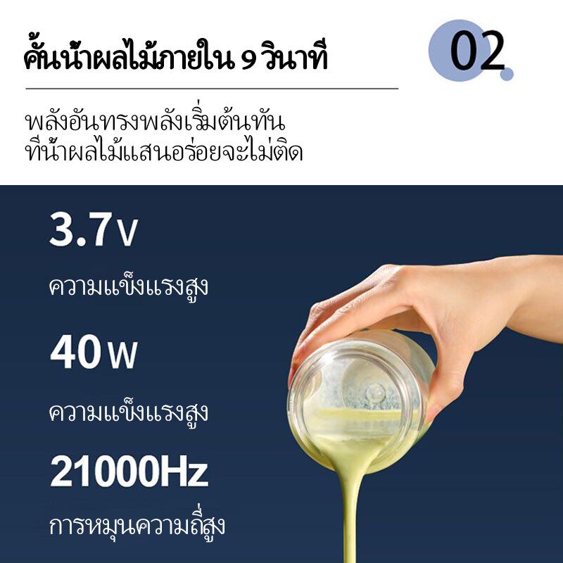 VIIY เครื่องปั่นน้ำ เครื่องปั่นน้ำผลไม้ ปั่นน้ำแข็ง 350ML Juicer Blender Smoothie เครื่องปั่นผลไม้ เครื่องปั่น พกพา เครื่องปั่นเอนกประสงค์