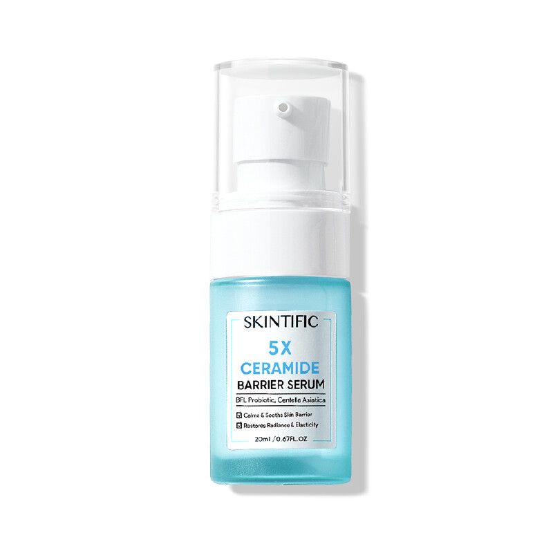 SKINTIFIC 5X เซราไมด์ แบร์ริเออร์ รีคัฟเวอร์ เซรั่ม 20ml/50ml（ที่ช่วยซ่อมแซมผิวที่ถูกทำลายอย่างล้ำลึก）