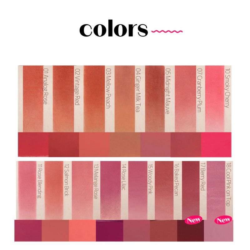 🌟สีใหม่19,20[NEW🔥/Exp.2025🚀]ETUDE HOUSE Fixing Tint lip (4g) อีทูดี้ ทินท์ไม่เลอะแมสก์