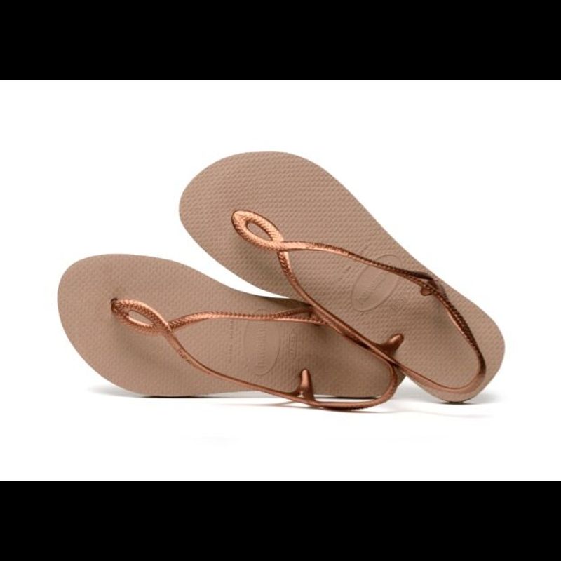 HAVAIANAS รองเท้าแตะผู้หญิง Luna Sandals ROSE GOLD 41296975282F_C3GDXX