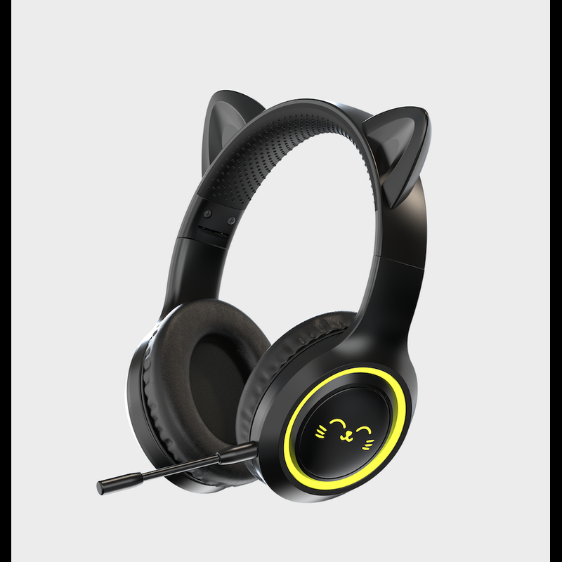 BETENO (หูแมว มีไฟ) BH-B300 KITTY EAR BLUETOOTH 5.3 HEADSET + MIC เสียงดีมาก ราคาไม่แพง