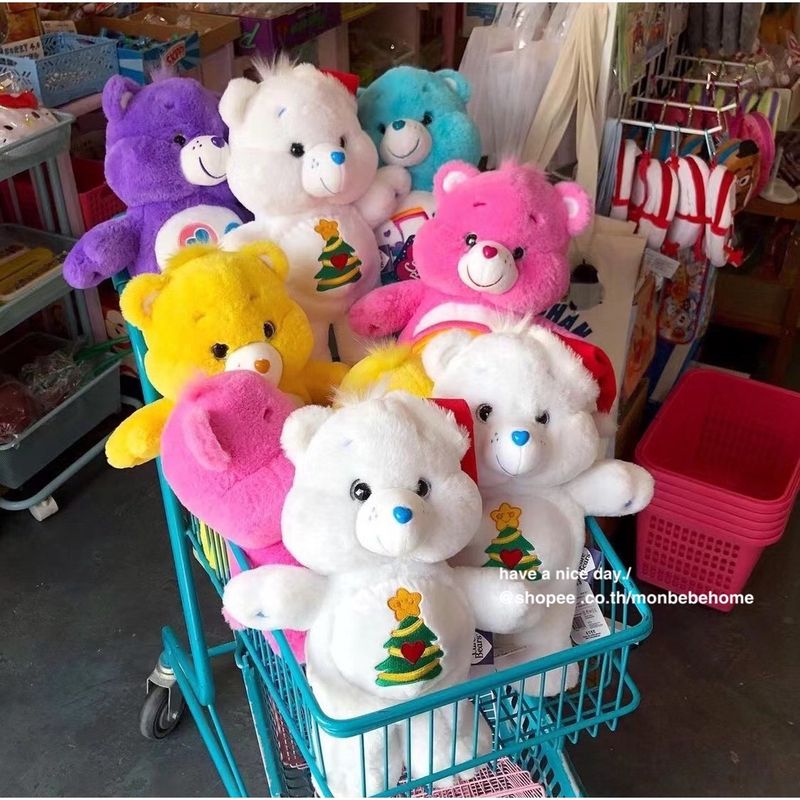 ตุ๊กตาแคร์แบร์คริสต์มาส CareBearน่ารัก หมี 🧸🎅🏼ของขวัญคริสต์มาส พร้อมส่ง!!!