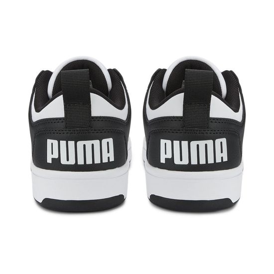 PUMA KIDS - รองเท้าออกกำลังเด็กโต Rebound Lay-Up Lo สีขาว - FTW - 37049016