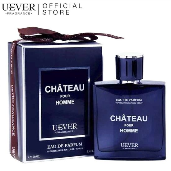 UEVER CHATEAU 100ml EDP น้ำหอมฝรั่งเศสนำเข้า สำหรับสุภาพบุรุษ สไตล์ Woody Aromatic แนวสุขุมลุ่มลึกสะอาด กลิ่นพิมนิยม