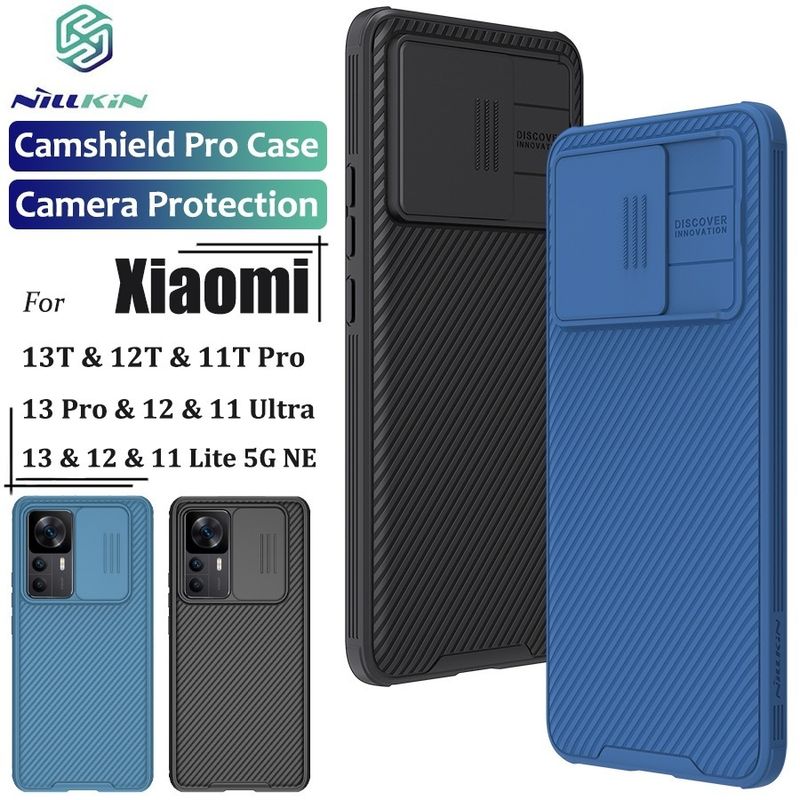 Nillkin เคส สําหรับ Xiaomi 13T Pro 12T 11T Pro Mi 11 Lite 5G NE Mi 11 Ultra หรูหรา โทรศัพท์มือถือ TPU PC กันกระแทก ป้องกันเลนส์กล้อง