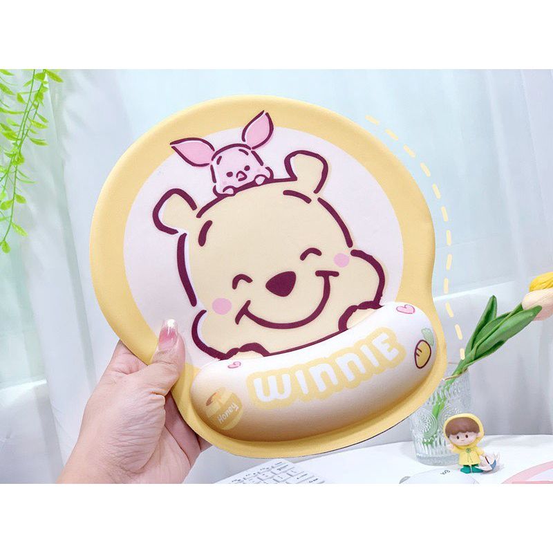 พร้อมส่ง 🇹🇭 แผ่นรองเมาส์ลายการ์ตูน Sanrio น่ารัก Mouse pad แบบมีที่รองข้อมือ นุ่ม ลดการปวดข้อมือ