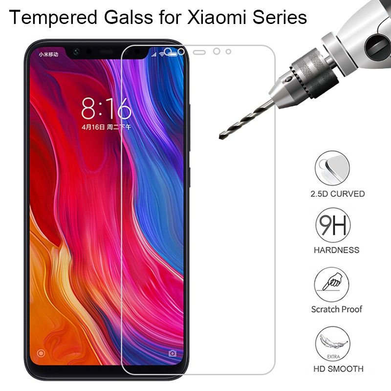 กระจกฟิล์มกันรอยหน้าจอ ส Redmi 13C 12C 10C 10 9A 9C 8A 7A 4A 5 5A 6A 6 7 9 S2 Go K20 8 Pro A1 A2 Plus Tempered Glass Screen Protector Film