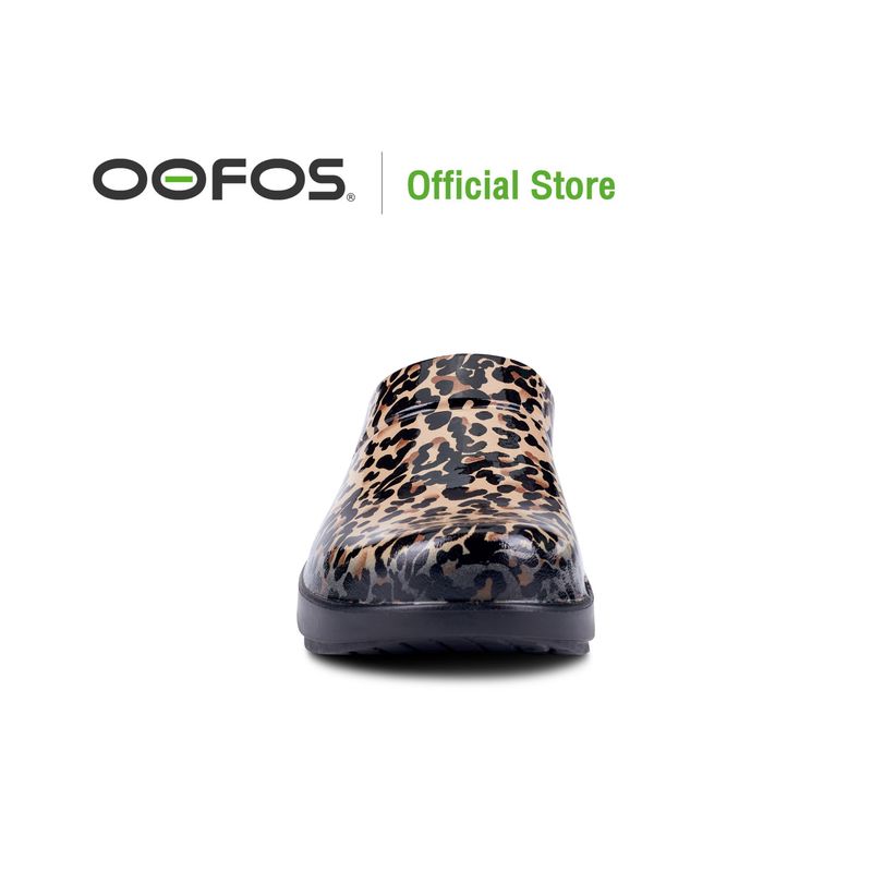 OOFOS OOcloog Luxe Leopard Limited - รองเท้าแตะเพื่อสุขภาพ นุ่มสบายเท้าด้วยวัสดุอูโฟม บอกลาปัญหาสุขภาพเท้า