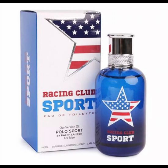 ( แท้ ) น้ำหอมอาหรับ RACING CLUB SPORT 100ml. น้ำหอมผู้ชาย สายสปอร์ตเท่ๆ กลิ่นหอมเทียบแบรนด์ POLO SPORT กลิ่นหอมสดชื่นมาก แนวชอบเล่นกีฬา ดูทันสมัย