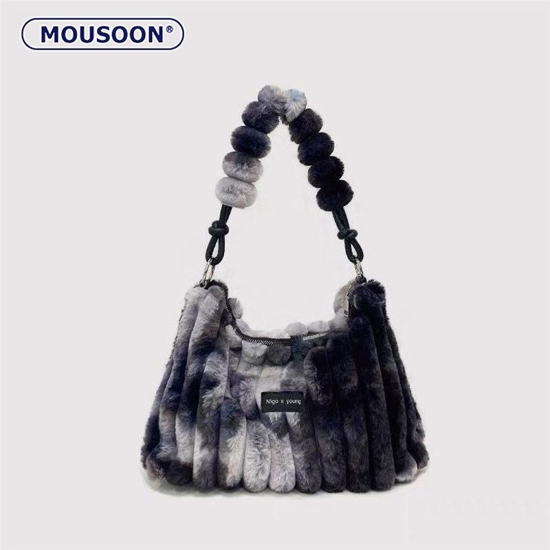 MOUSOON กระเป๋าสะพายไหล่ผู้หญิง Messenger Bag กระเป๋าโท้ทตุ๊กตาความจุขนาดใหญ่