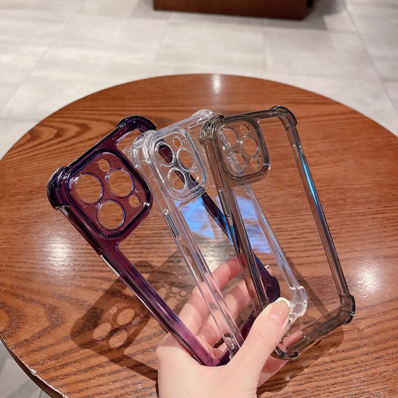 เคสโทรศัพท์สำหรับ iPhone 11 โทรศัพท์มือถืออะคริลิคใสกันกระแทกสำหรับ iPhone 15 14 11 12 13 Pro Max X XR 7 8Plus