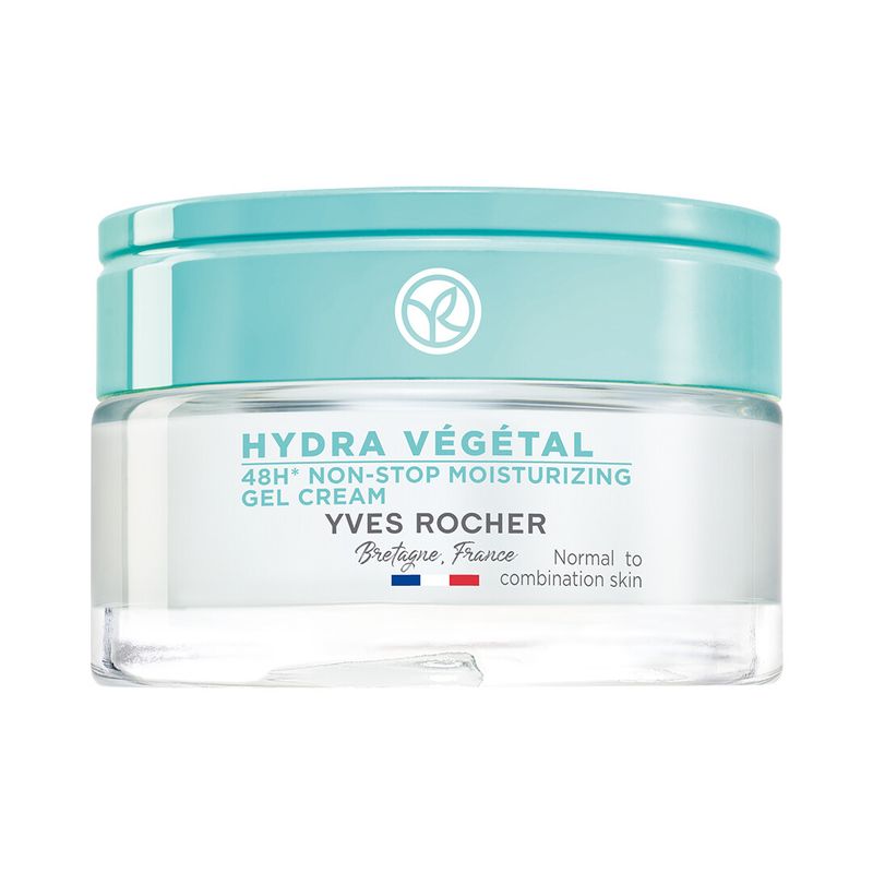 อีฟ โรเช Yves Rocher Hydra 48H Moisturizing Gel Cream 50 มล. ไฮดร้า เจลครีมเนื้อบางเบา - เติมผิวอิ่มน้ำ ล็อคความชุ่มชื้นยาวนาน 48 ชั่วโมง