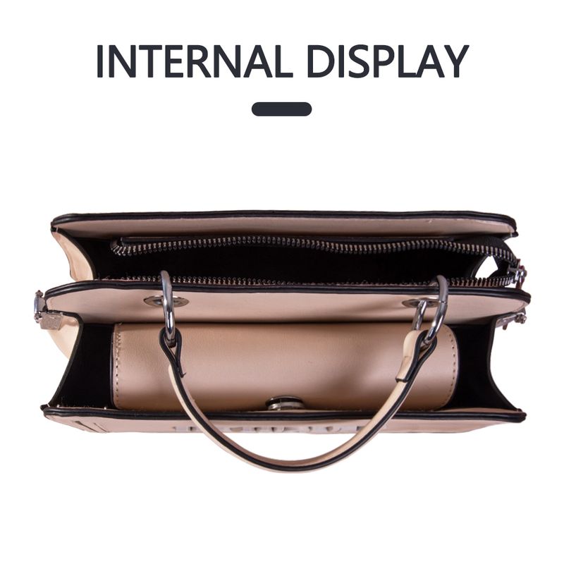 Milan Chiva รุ่น Crossbody Bag กระเป๋าสะพายไหล่ หนัง PU ทรงสี่เหลี่ยม สายใหญ่สะพายสบาย สำหรับผู้หญิง