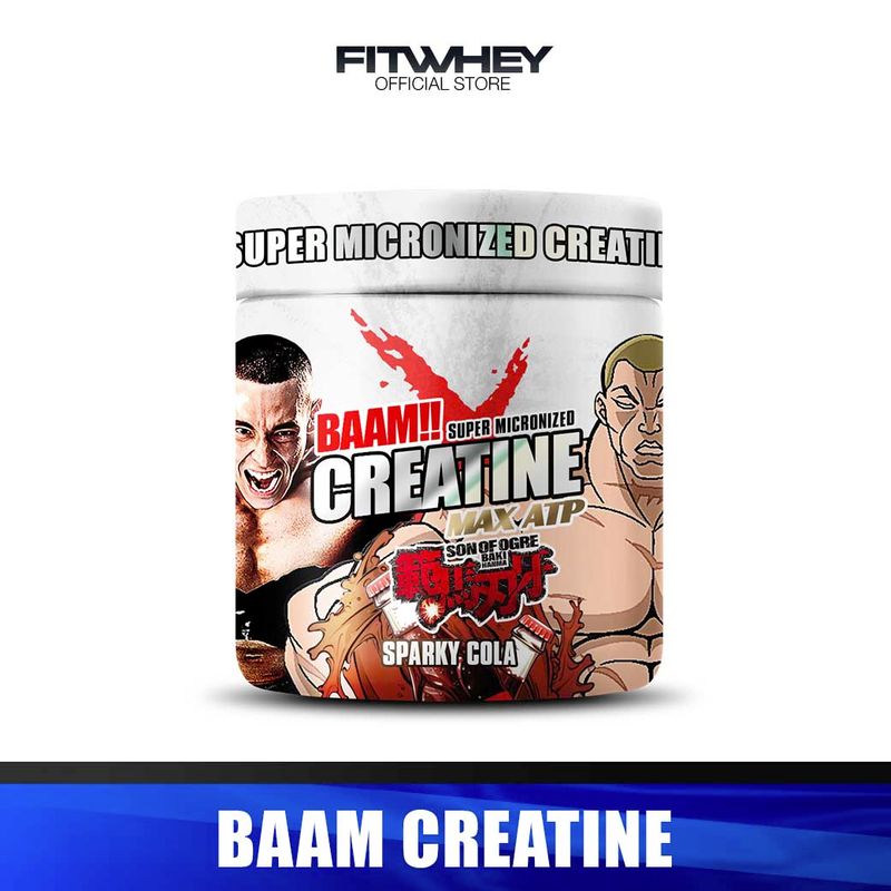 BAAM CREATINE 5000 เพิ่มพละกำลังกล้ามเนื้อ