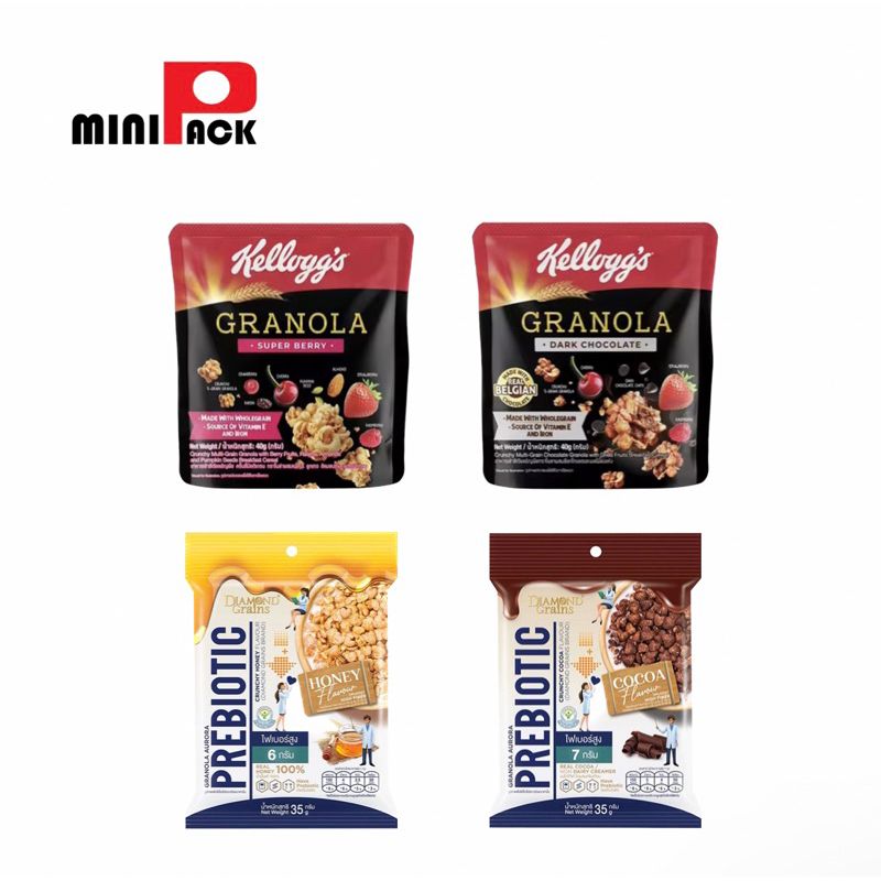 Diamond Grains Granola 35 g./ Kellogg's Granola 40 g. เคลล็อกส์ กราโนล่า ไดมอนด์เกรน กราโนล่า