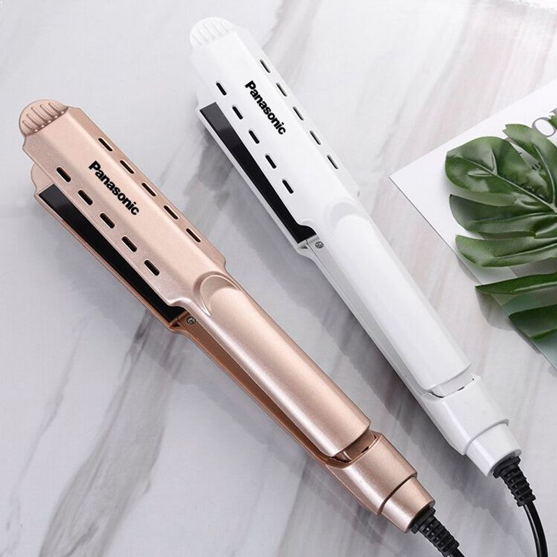 เครื่องหนีบผม panasonic Hair Straightener ของแท้  รุ่น  EH-LYM2 ที่หนีบผม 2in1 เครื่องรีดผม เครื่องม้วนผม  หนีบผมตรง หนีบผม เครื่องรีดผม