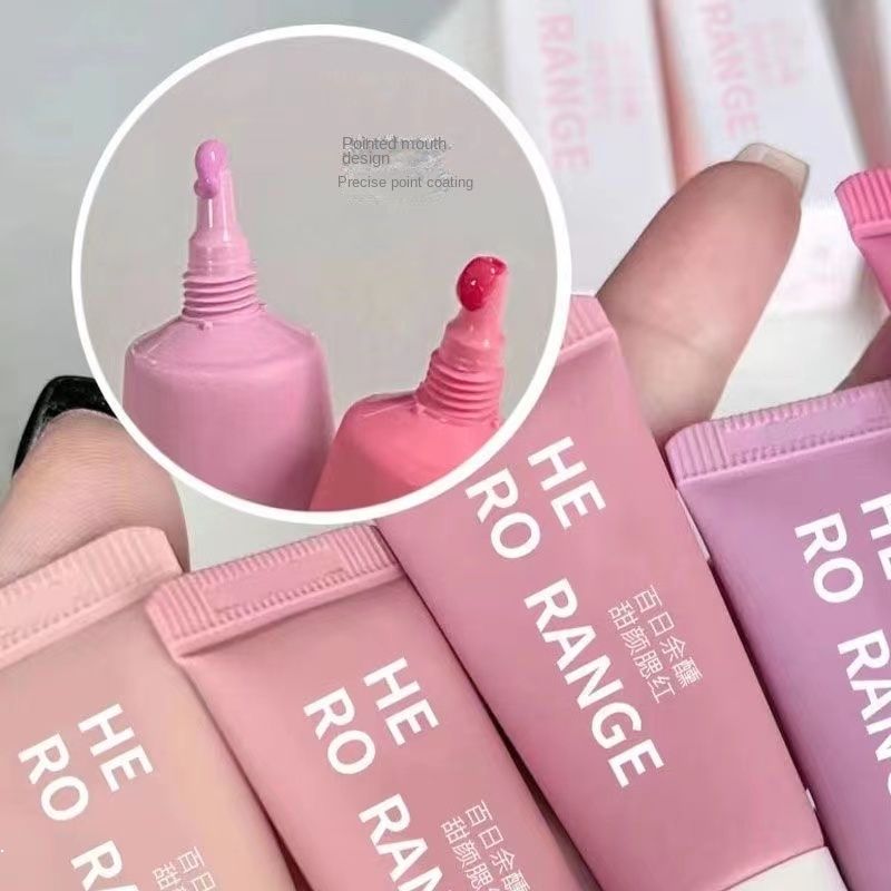 Herorange บลัชออน💗บลัชออนแอร์คุชชั่น โทนสีชมพู Liquid Blush สีส้ม สีชมพูพีช เนื้อลิขวิด สีนู้ด บลัชออนปัดแก้ม ที่ปัดแก้ม เนื้อครีม ติดทนนาน สีสวย กันน้ํา เป็นธรรมชาติ 5สี