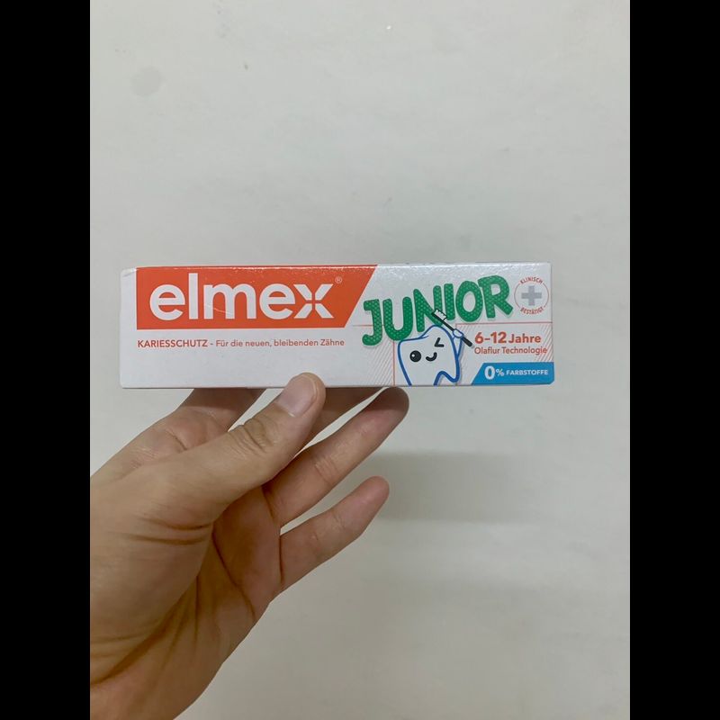 👍ยาสีฟันเด็ก 0-2 2-6 6-12 ปี Elmex นำเข้าจากเยอรมันแท้ 100% ฟลูโอไลด์ 500-1400 ppm