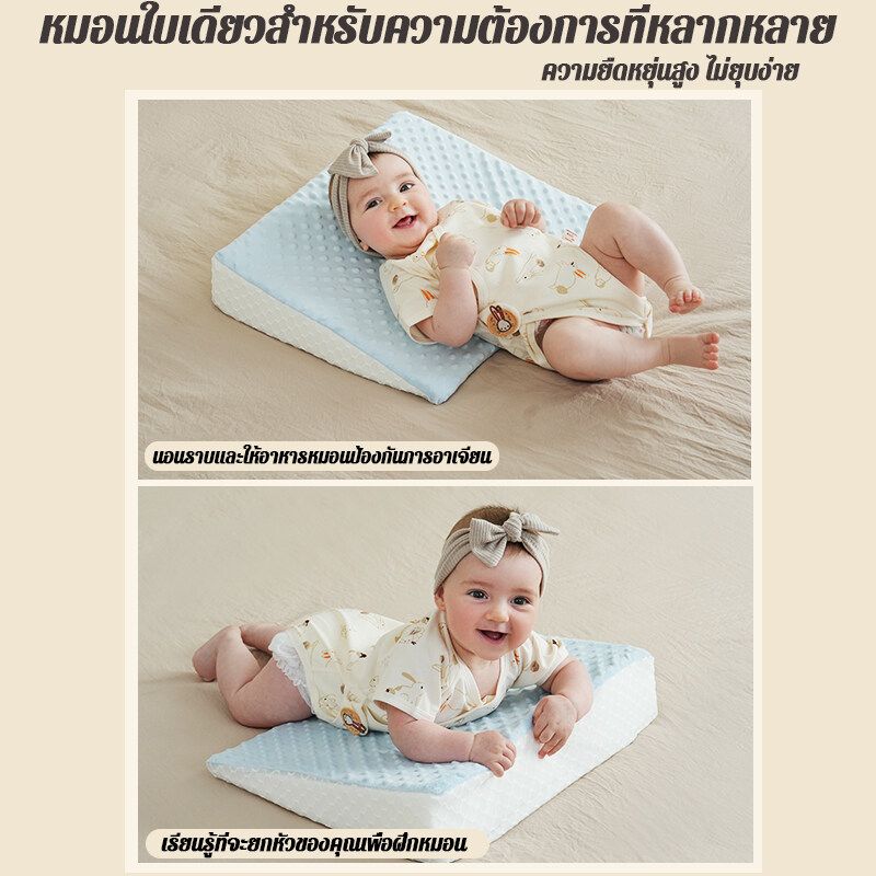 👶โปรใหม่👶Treenest หมอนกันแหวะนม กันหัวแบน ลดเหงื่อระบายอากาศดี( ขนาด 35*48*9cm )ลาดเอียง 30 องศา หมอนลดกรดไหลย้อน คําแนะนําการเลี้ยงดูทารก หมอนลดการแหวะนมเด็ก หมอนกันแหวะนมเด็ก หมอนป้องกันกรดไหลย้อน หมอนหลุม หมอนเด็ก หมอนหัวทุย