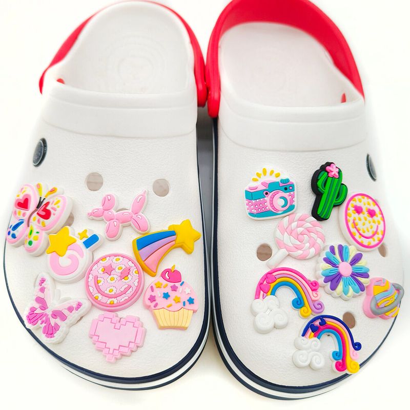 ลายการ์ตูน น่า อุปกรณ์เสริม Jibbitz Crocs หัวเข็มขัดสําหรับติดรองเท้า สำหรับตกแต่ง Diy รองเท้าหัวโต