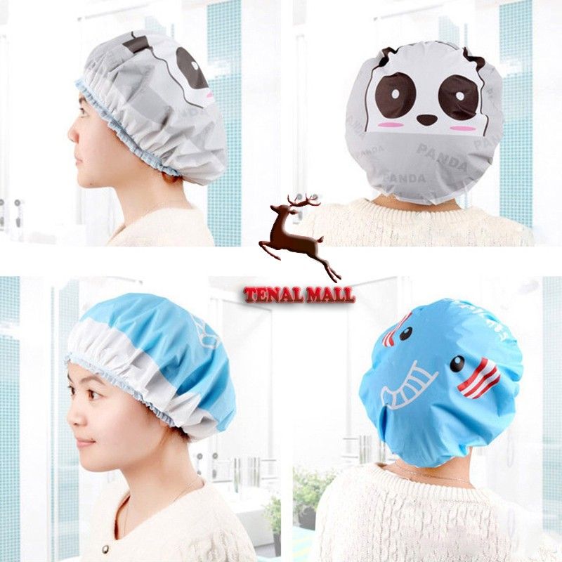 หมวกคลุมผมอาบน้ํา มีให้เลือก 20 ลาย กันน้ำ การ์ตูน น่ารัก มีให้เลือก shower cap