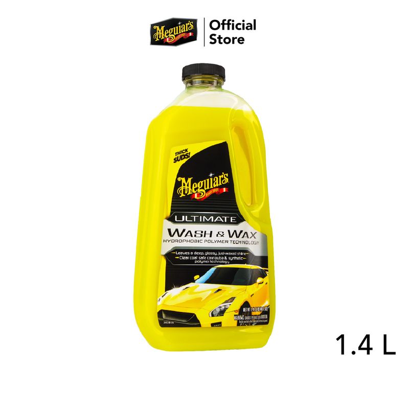 Meguiar's G17748 Ultimate Wash & Wax แชมพูอัลทิเมท วอช & แว็กซ์ น้ำยาล้างรถ แว็กซ์เคลือบเงา