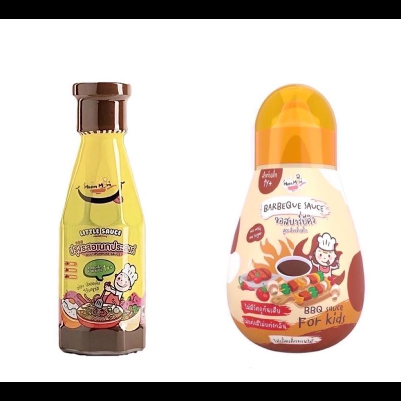 ส่งฟรี MUMMUM BABY SAUCE หม่ำหม่ำซอสปรุงรสสำหรับเด็ก ลิตเติ้ลซอส ซอสเทอริยากิ ซอสบาร์บีคิว มายองเนส ซอสมะเขือเทศ สำหรับเด็ก 1 ขวบขึ้นไป