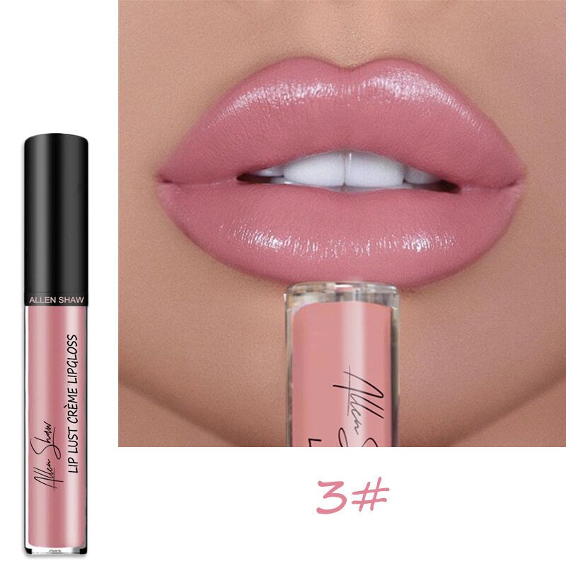 Creme Lip Gloss ลิปทาปาก ลิปสติกกันน้ำ ลิปทาไปเรียน  เครื่องสำอาง J02192