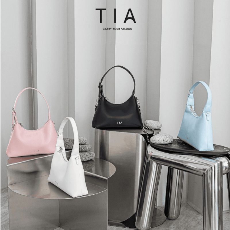 TIA รุ่น TIARA รหัส TIBF002 กระเป๋าแฟชั่นผู้หญิง กระเป๋าสะพายข้าง Shoulder Bag  มีทั้งหมด 4 สี