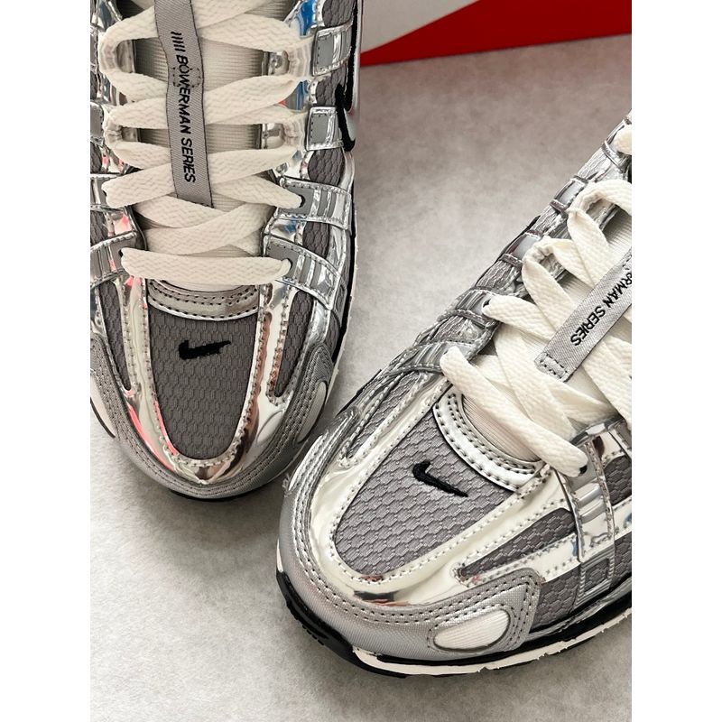 NIKE P-6000 💯 Sneakers CN0149-001 silver gray แท้ 100%