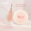 Fleen Beauty:Energize Tone Up Serum + Youth Up Aqua Covering Pact,01 AURA,Free Shipping