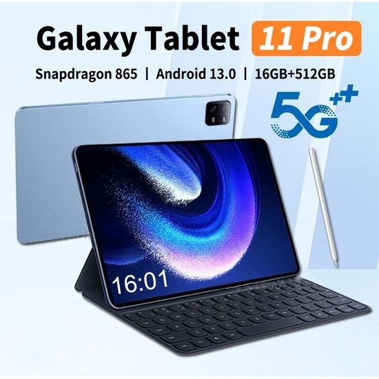 2024 New แท็บเล็ต Galaxy 11Pro tablet 12GB+512GB Android แทบเลต taplet หน้าจอขนาดใหญ่ HD Dual SIM 4G LTE WiFi 2.4/5G