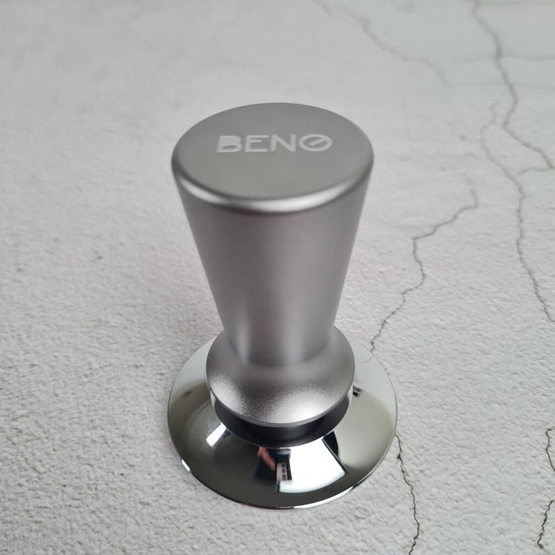 BENO เเทมเปอร์ที่กดกาแฟแบบสปริง Constant Press Tamper แบบหน้าเรียบ สำหรับกดเพื่ออัดผงกาแฟ