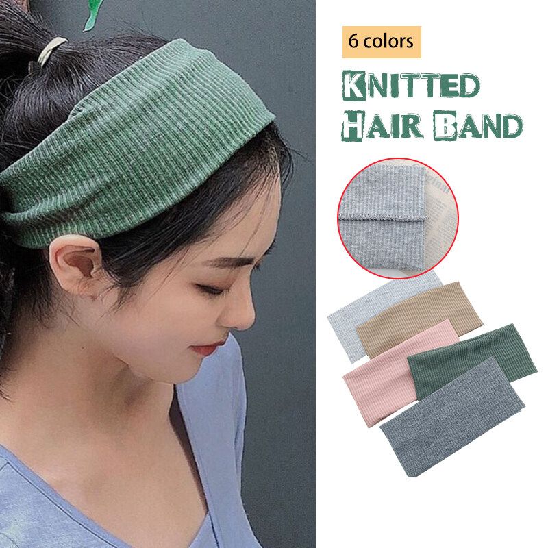 ผ้าคาดผม ที่คาดผมเกาหลี ผ้าโพกผมป้องกันเหงื่อออกsports hair bandที่คาดผมแฟชั่น ใส่เล่นกี่ฬาSP213