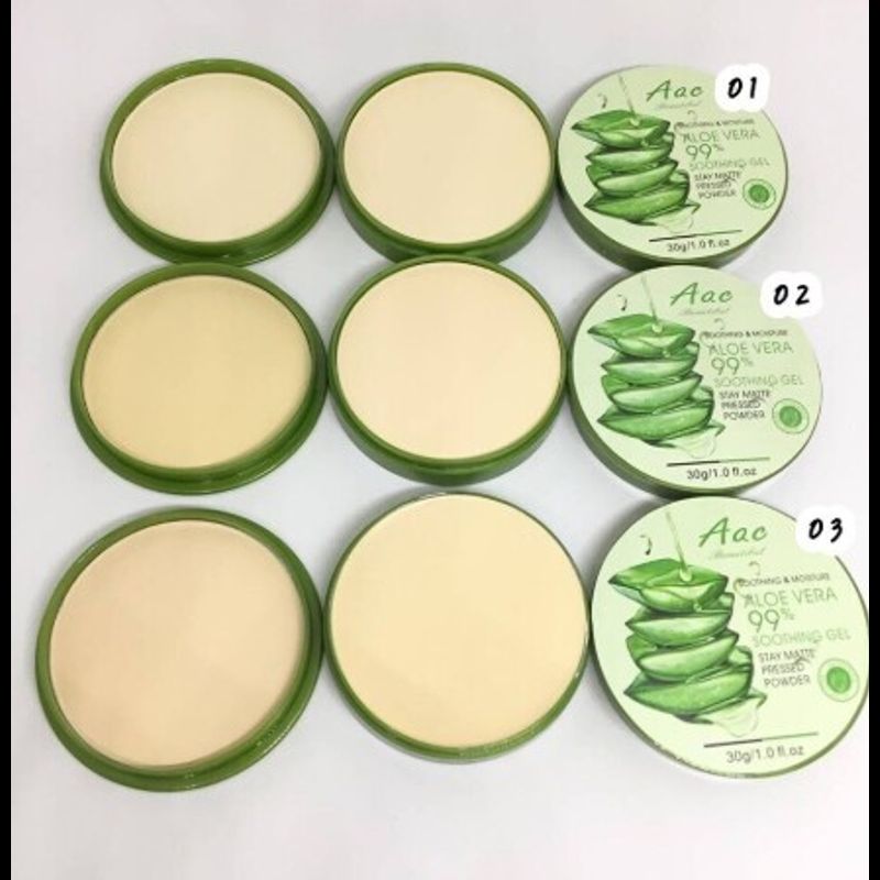 แป้ง 2 ชั้น Aac Aloe vera 99% มี3เฉดสี