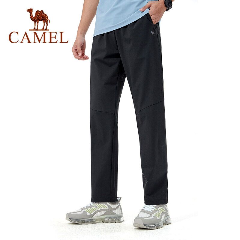 Camel Men S Ice Silk SPF 50 + กางเกงแห้งเร็วป้องกันแสงแดด