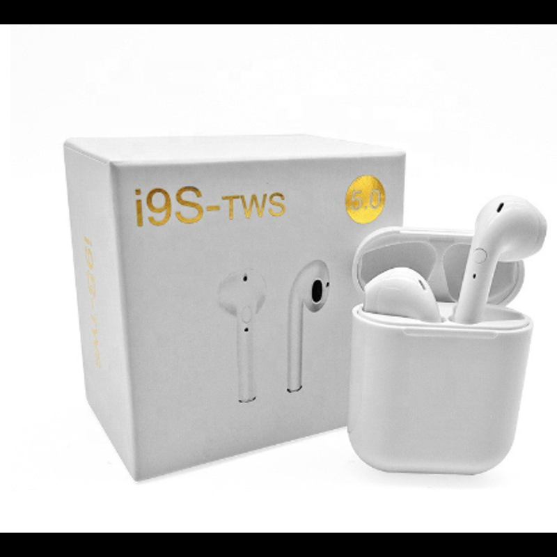 ของแท้100% ใหม่ i9s TWS หูฟังบลูทูธหูฟังไร้สายพร้อมกล่องชาร์จหูฟังชุดหูฟังสเตอริโอที่อุดหูสำหรับ