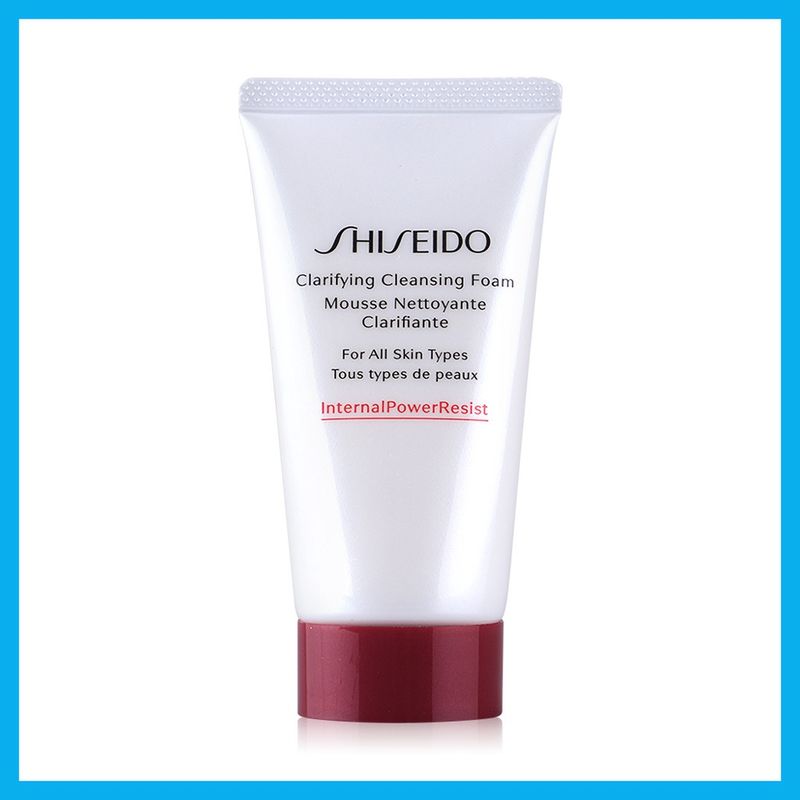 Shiseido Clarifying Cleansing Foam ชิเซโด้ คลีนเซอร์ โฟมทำความสะอาดผิวหน้า สำหรับทุกสภาพผิว.